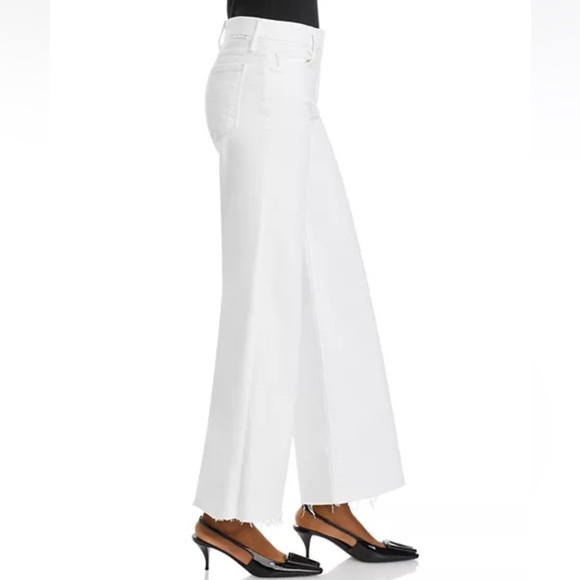 MOTHER THE ROLLER HIGH RISE WIDE LEGS JEANS IN FAIREST OF THEM ALL SIZE 34 - Picture 5 of 9